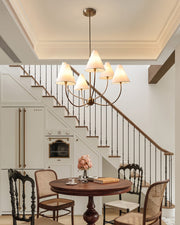 Tristan Sweeping Arm Chandelier – detail 9