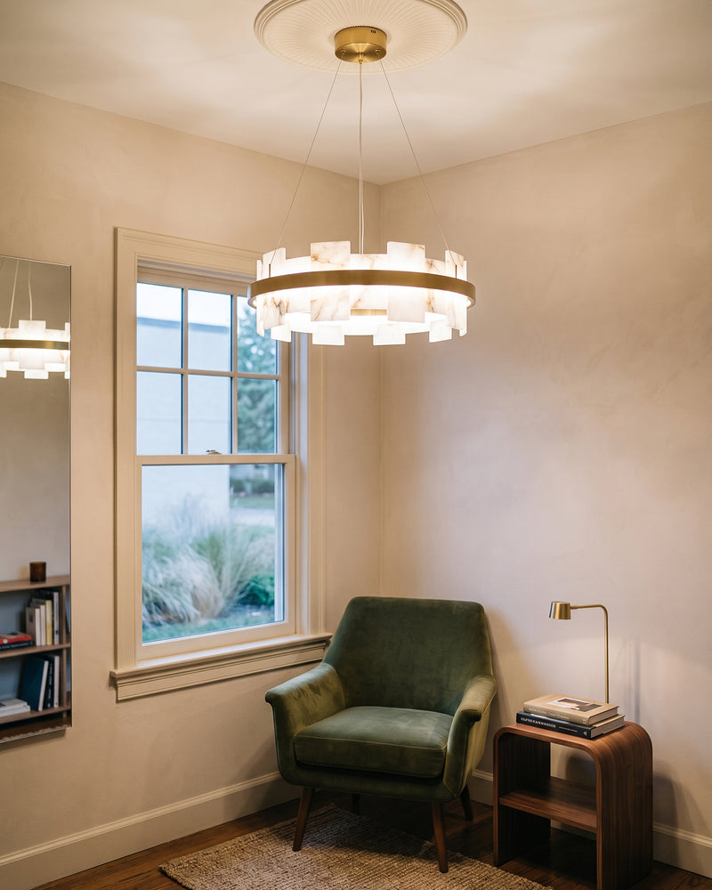 Triva Alabaster Chandelier