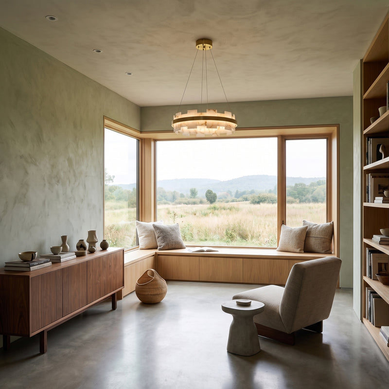Triva Alabaster Chandelier