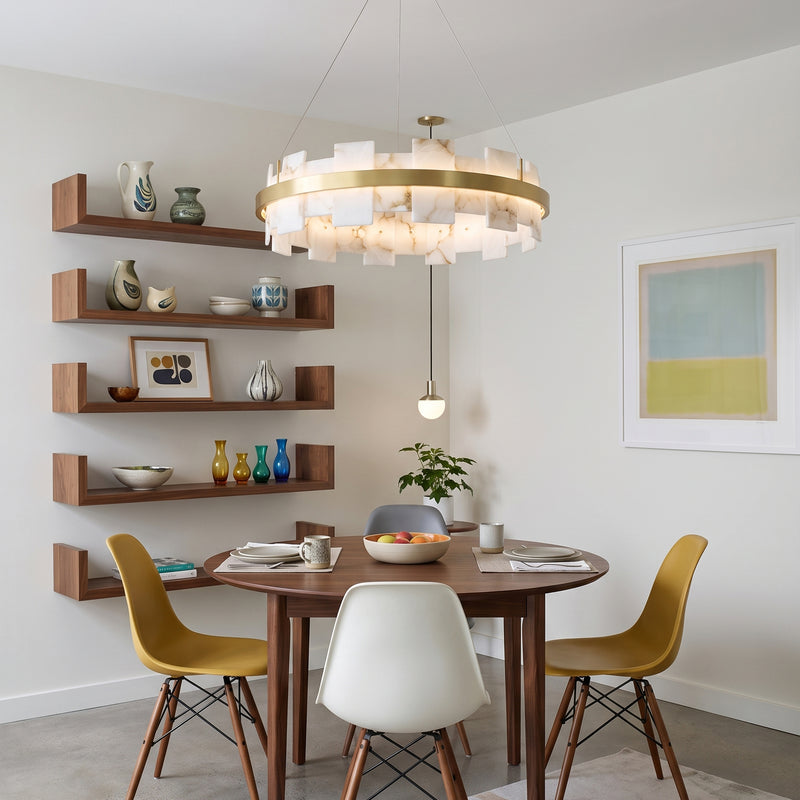 Triva Alabaster Chandelier