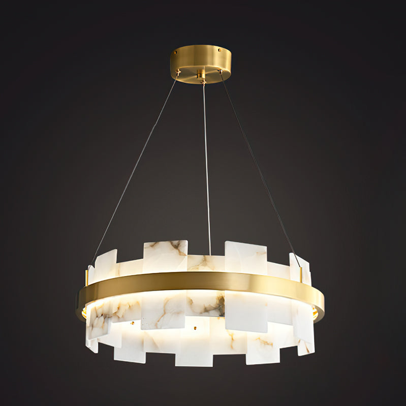 Triva Alabaster Chandelier