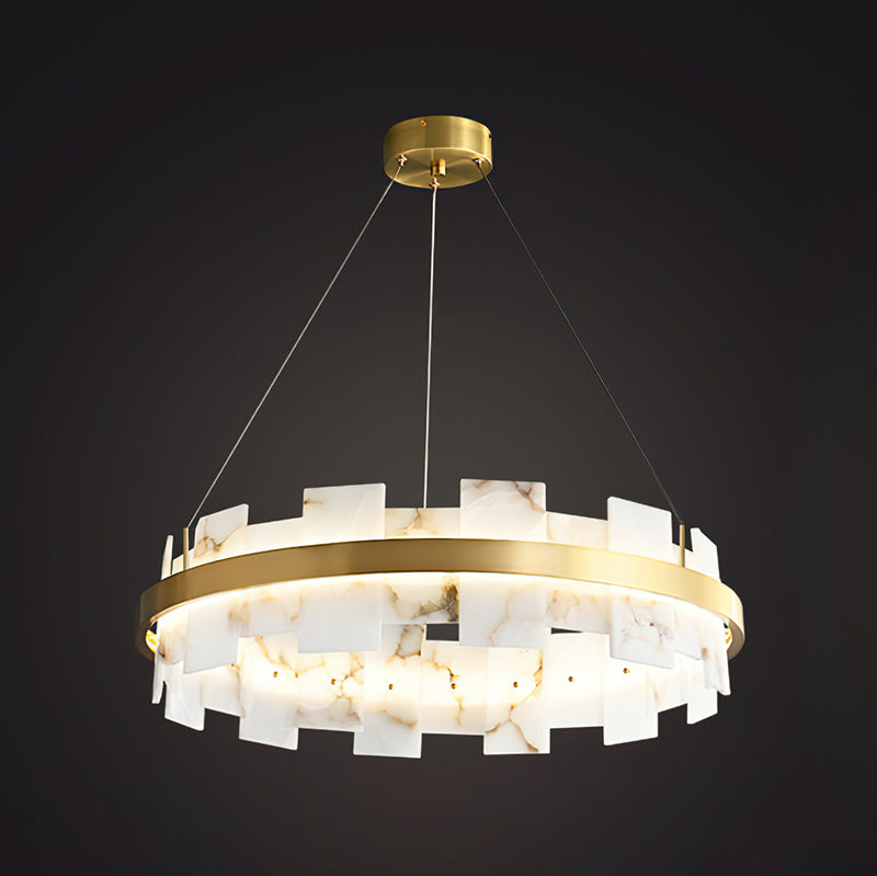 Triva Alabaster Chandelier