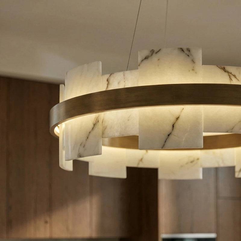 Triva Alabaster Chandelier