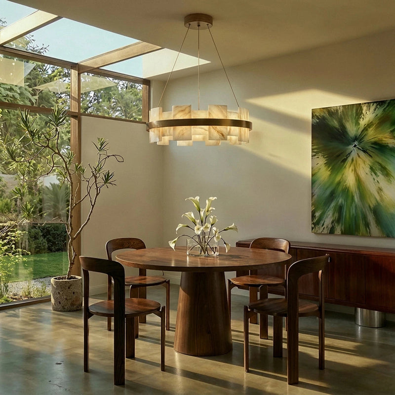 Triva Alabaster Chandelier