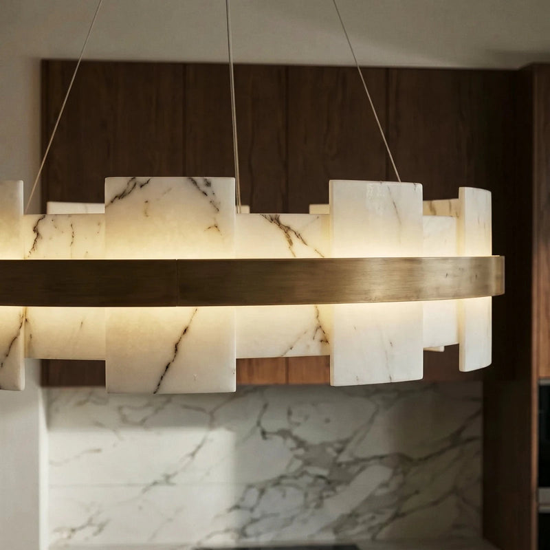Triva Alabaster Chandelier