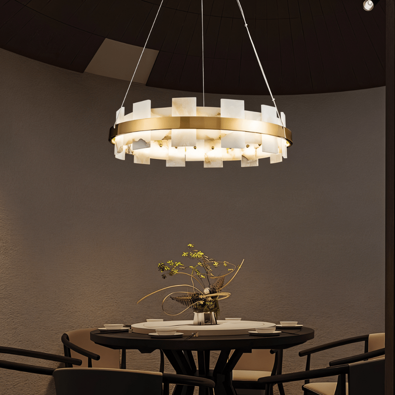 Triva Alabaster Chandelier