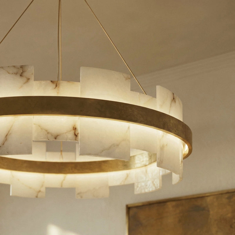 Triva Alabaster Chandelier