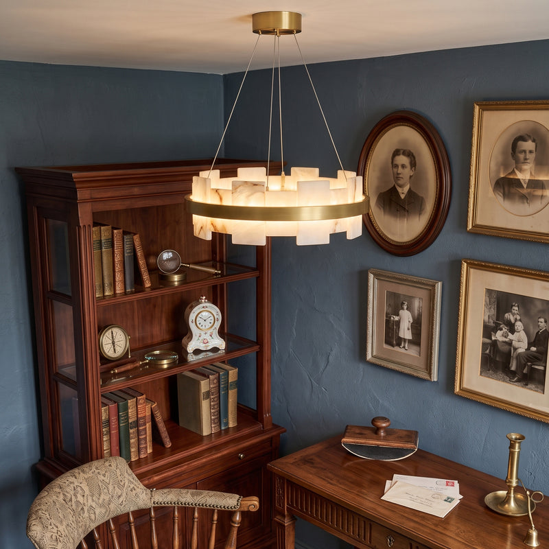 Triva Alabaster Chandelier