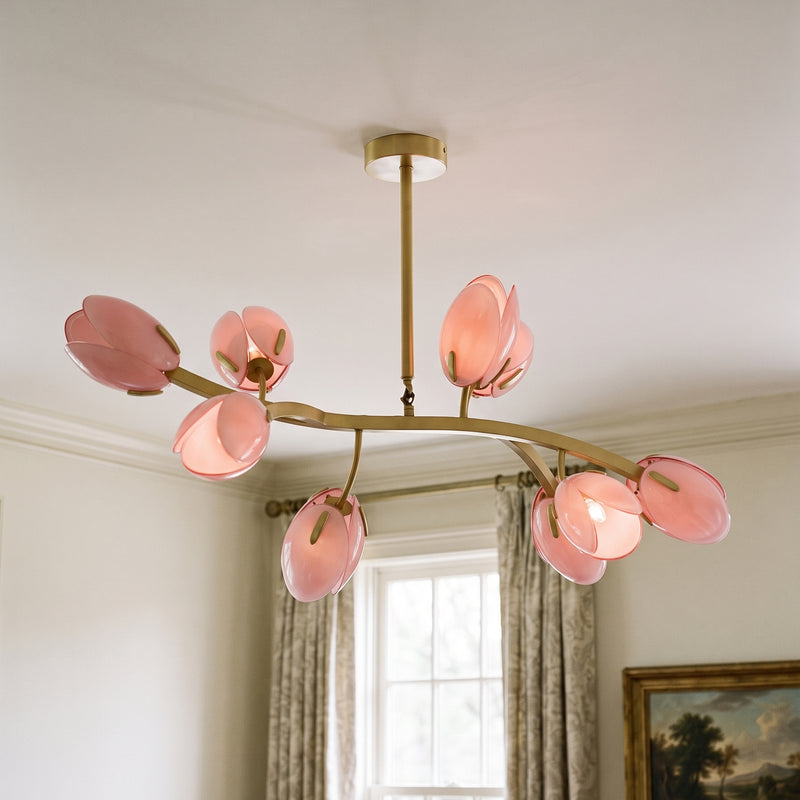 Tulip Vine Branch Chandelier