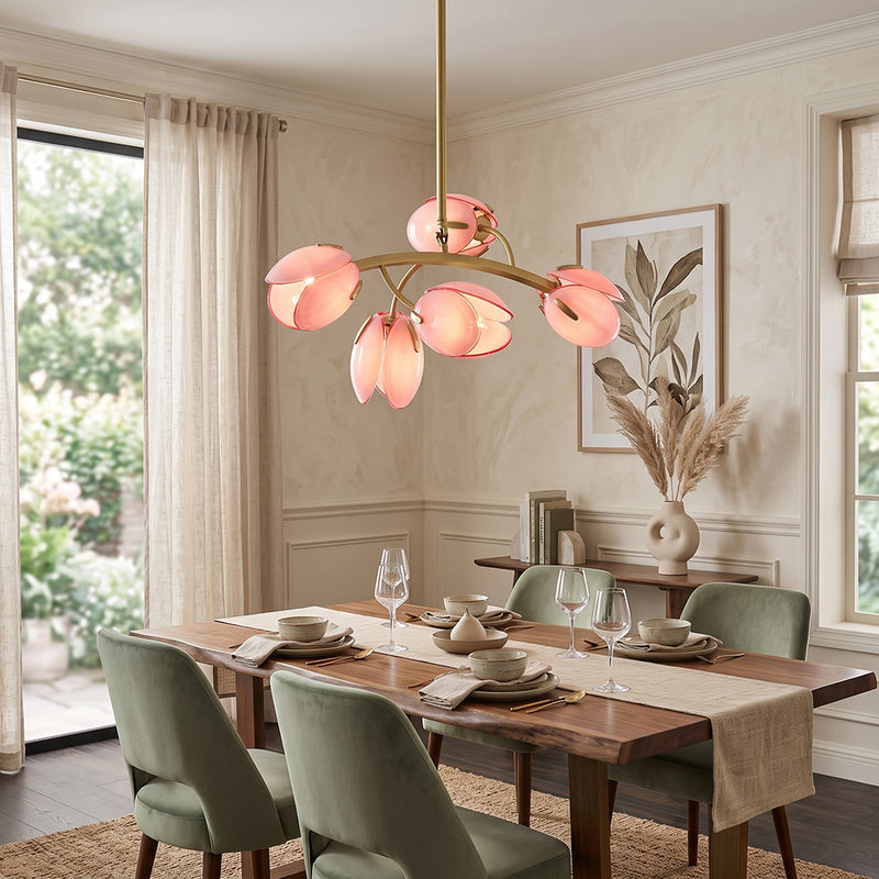Tulip Vine Branch Chandelier