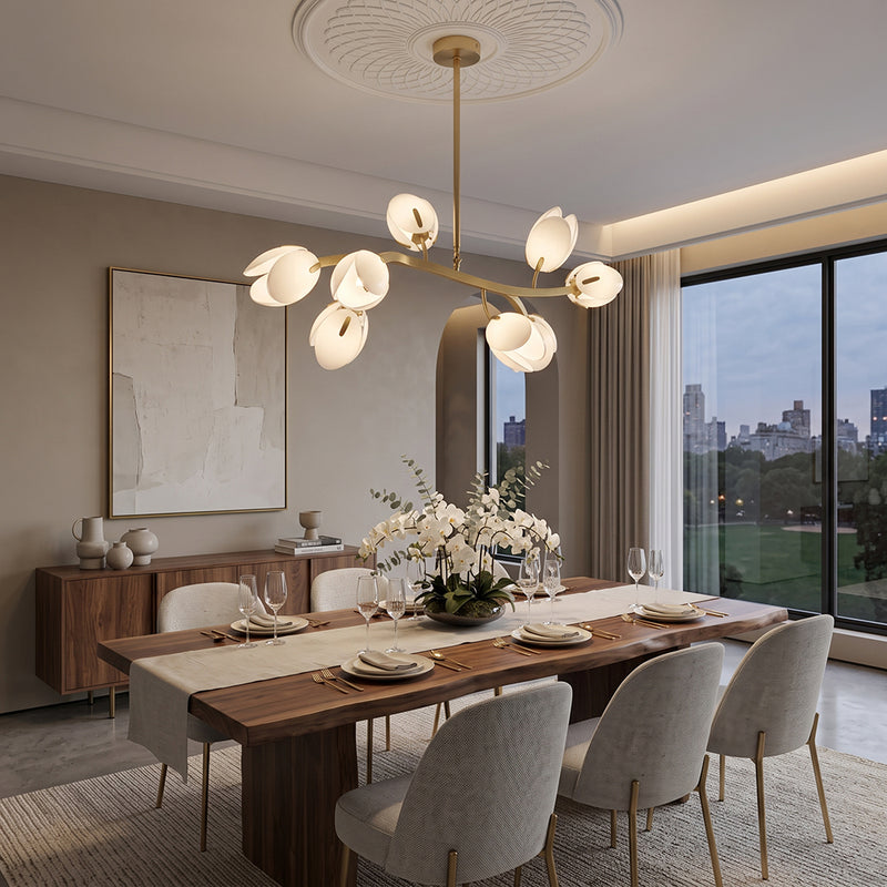 Tulip Vine Branch Chandelier