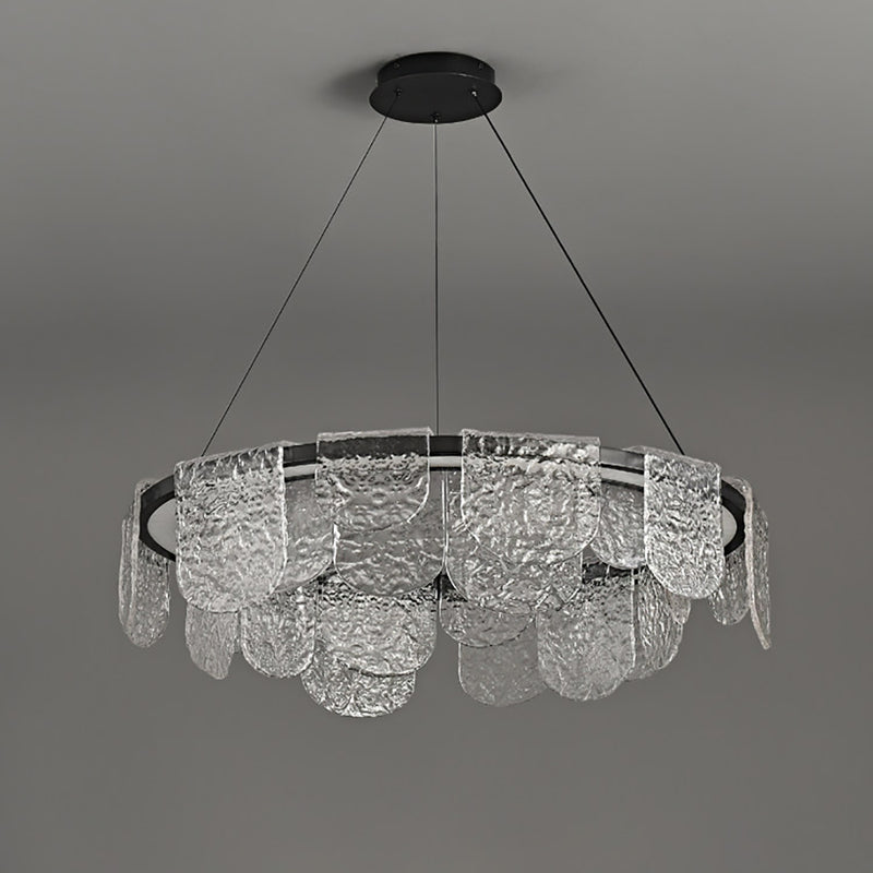 Valerius Scalloped Glass Chandelier – detail 16