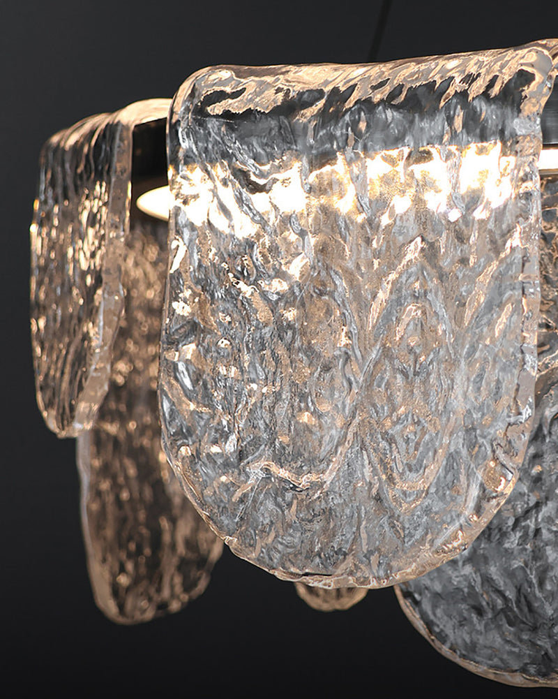 Valerius Scalloped Glass Chandelier – detail 20