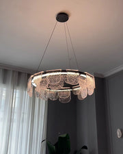 Valerius Scalloped Glass Chandelier – detail 12