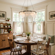 Valerius Scalloped Glass Chandelier – detail 2