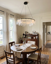 Valerius Scalloped Glass Chandelier – detail 8