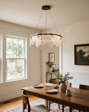 Valerius Scalloped Glass Chandelier – detail 11