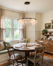 Valerius Scalloped Glass Chandelier – detail 7