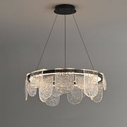Valerius Scalloped Glass Chandelier – detail 19