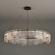 Valerius Scalloped Glass Chandelier – detail 18