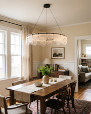 Valerius Scalloped Glass Chandelier – detail 10