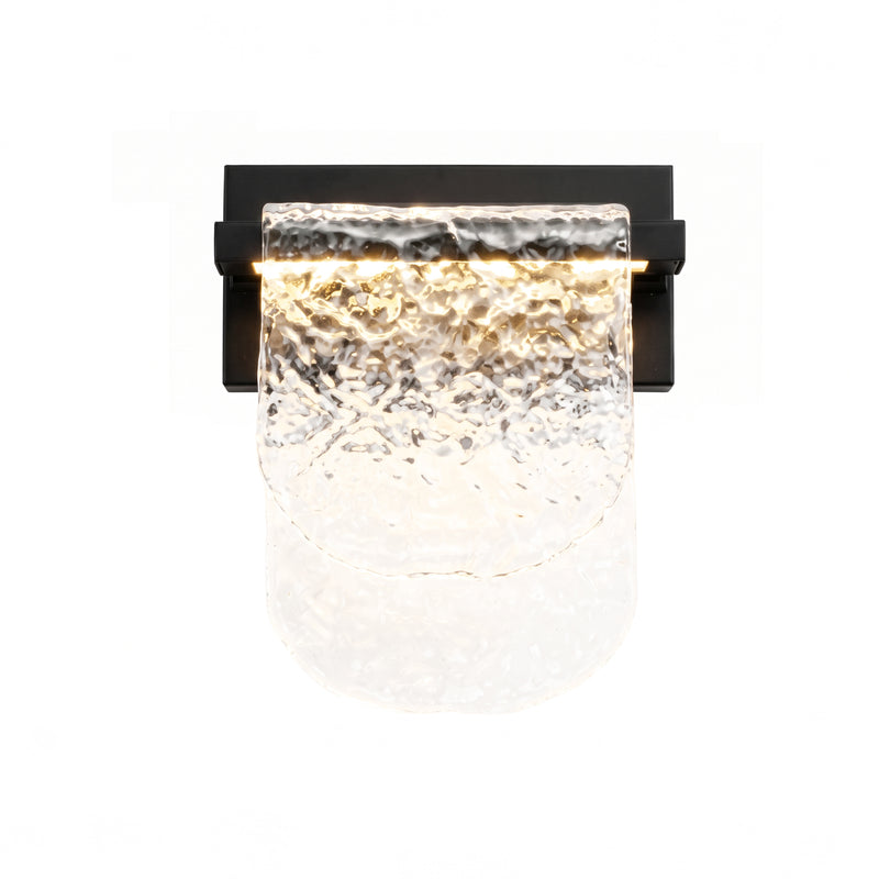 Valerius Scalloped Glass Wall Sconce