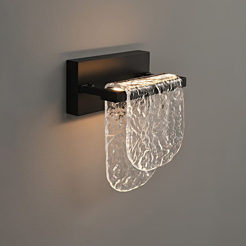 Valerius Scalloped Glass Wall Sconce
