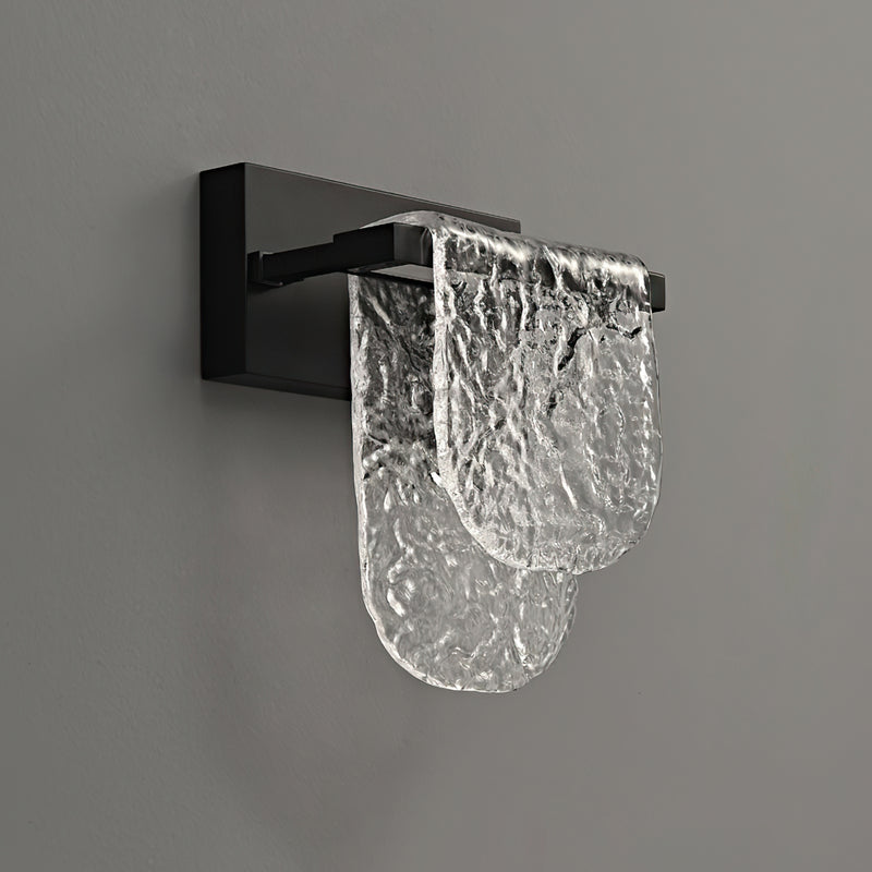Valerius Scalloped Glass Wall Sconce