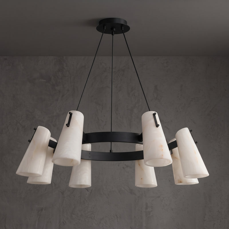 Ezra Organic Glass Pendelleuchte