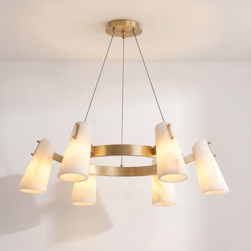 Ezra Organic Glass Pendelleuchte