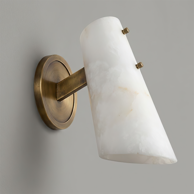 Valette Alabaster Wall Sconce