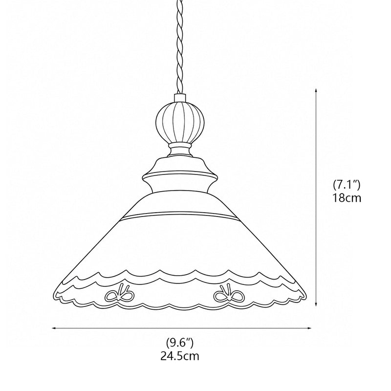 Valois Ceramic Pendant Lamp