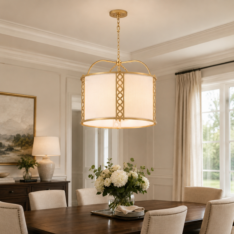 Vanderbilt Drum Pendant Lamp