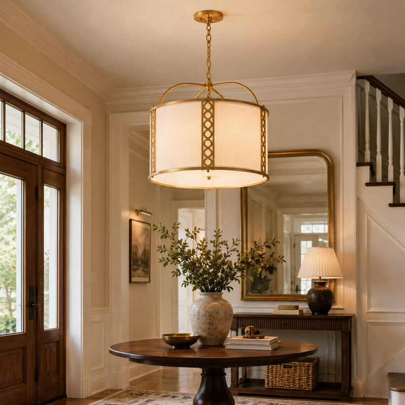 Vanderbilt Drum Pendant Lamp
