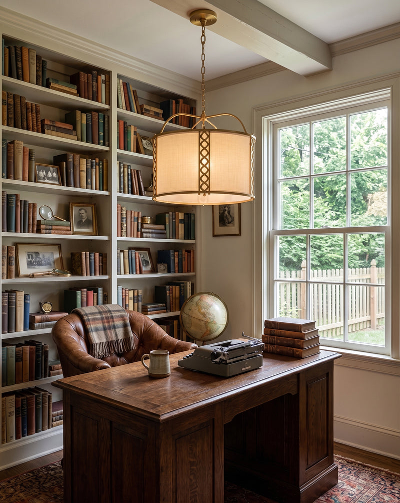 Vanderbilt Drum Pendant Lamp
