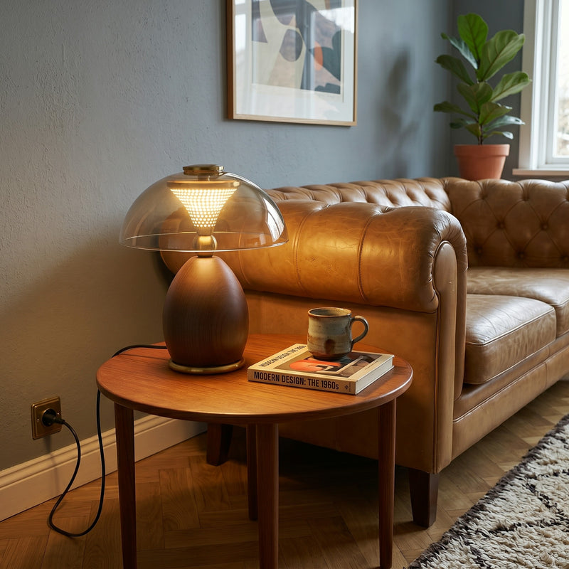 Velmora Wood Table Lamp