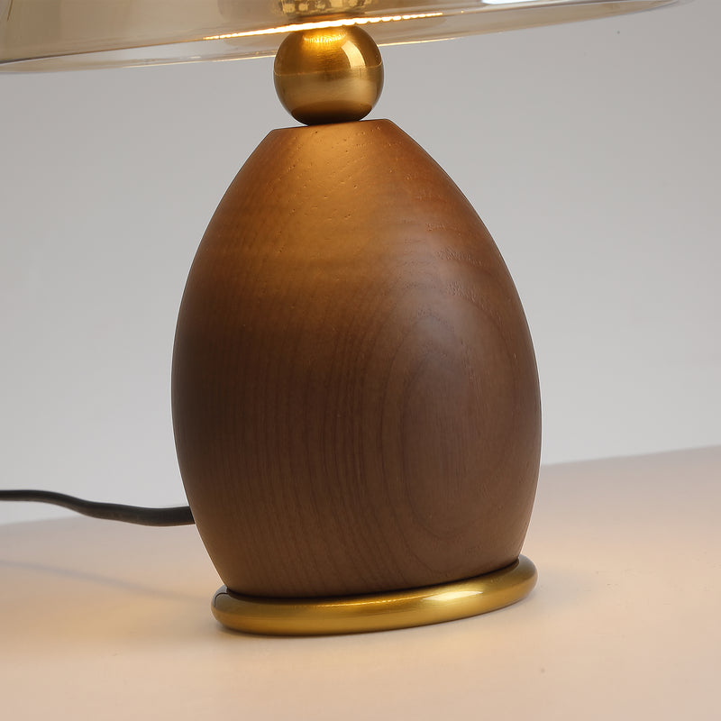 Velmora Wood Table Lamp
