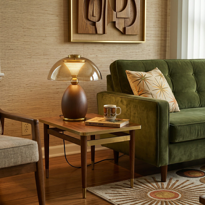 Velmora Wood Table Lamp