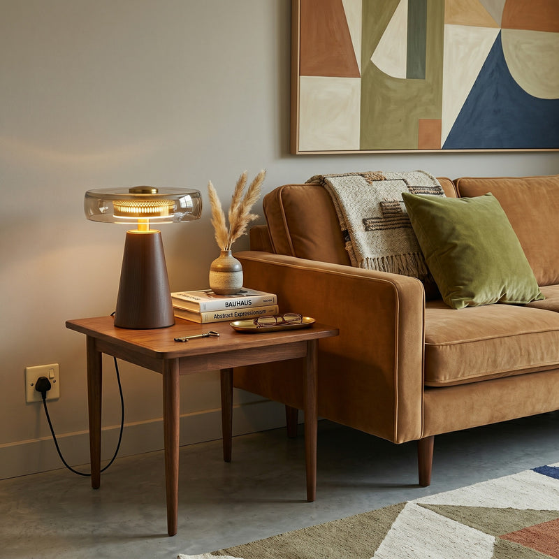 Velmora Wood Table Lamp