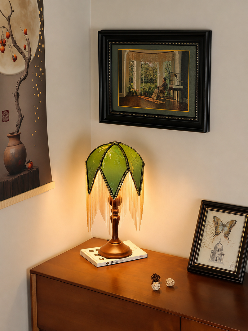 Verdelisse Fringe Table Lamp
