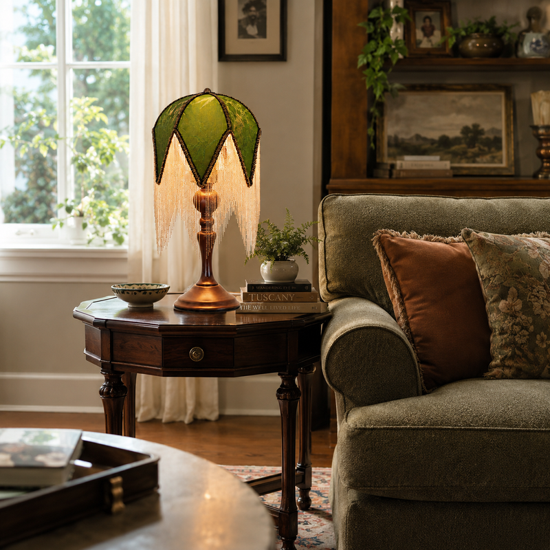 Verdelisse Fringe Table Lamp