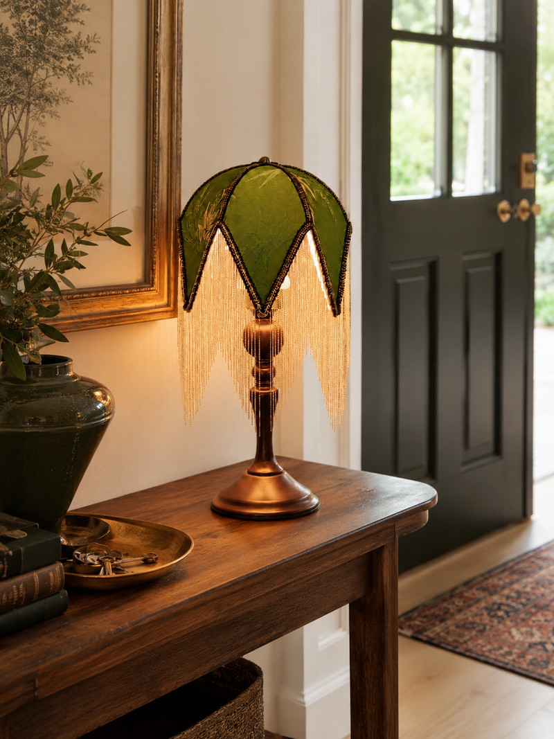 Verdelisse Fringe Table Lamp