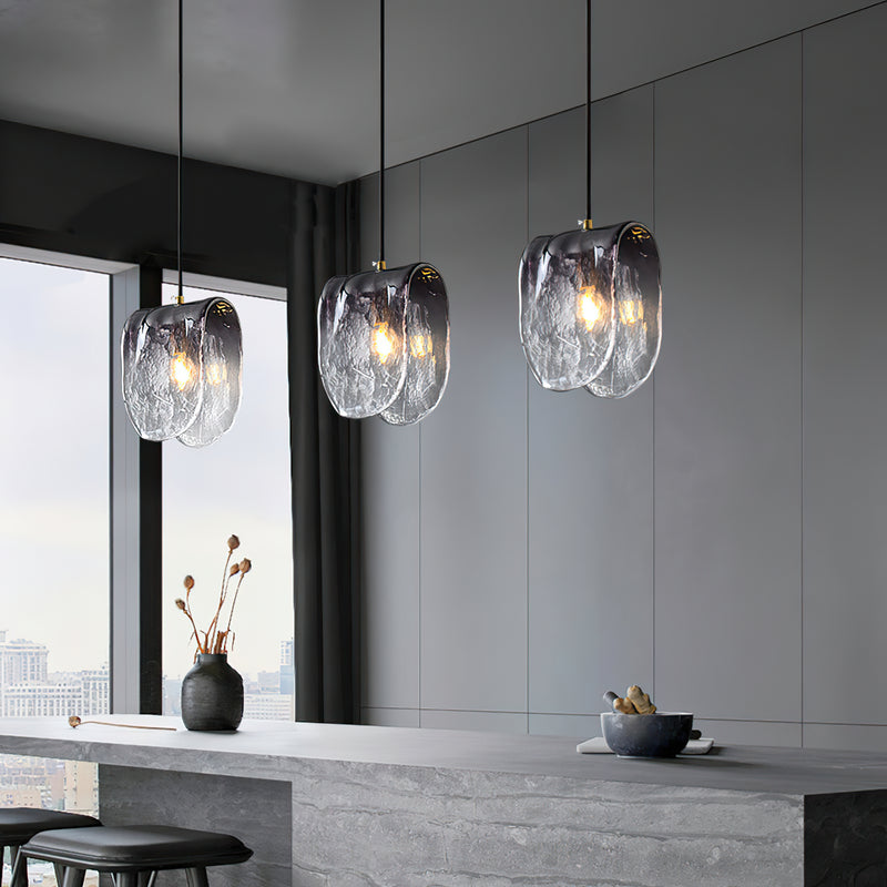 Vespera Smoky Glass Pendant Lamp