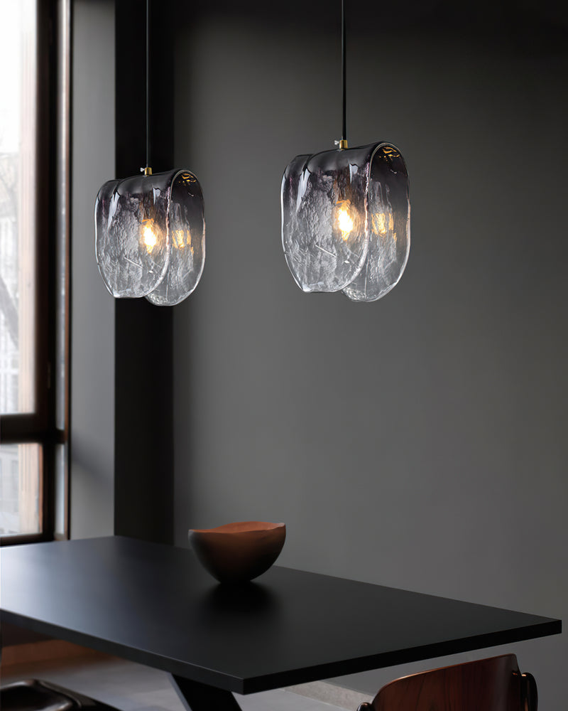 Vespera Smoky Glass Pendant Lamp
