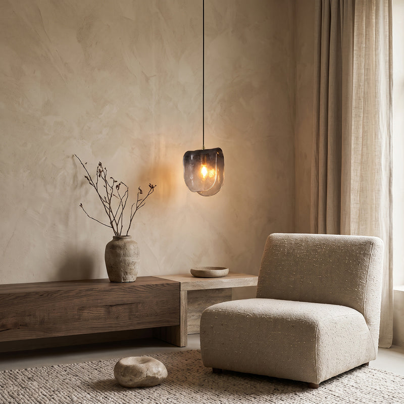 Vespera Smoky Glass Pendant Lamp