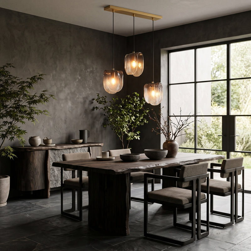 Vespera Smoky Glass Pendant Lamp