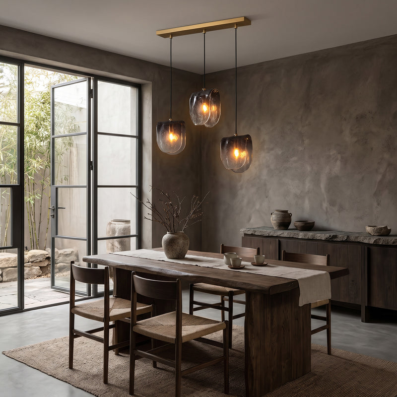 Vespera Smoky Glass Pendant Lamp