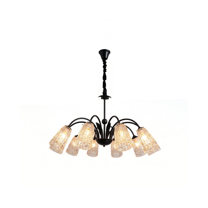Vintage Facet Arch Chandelier