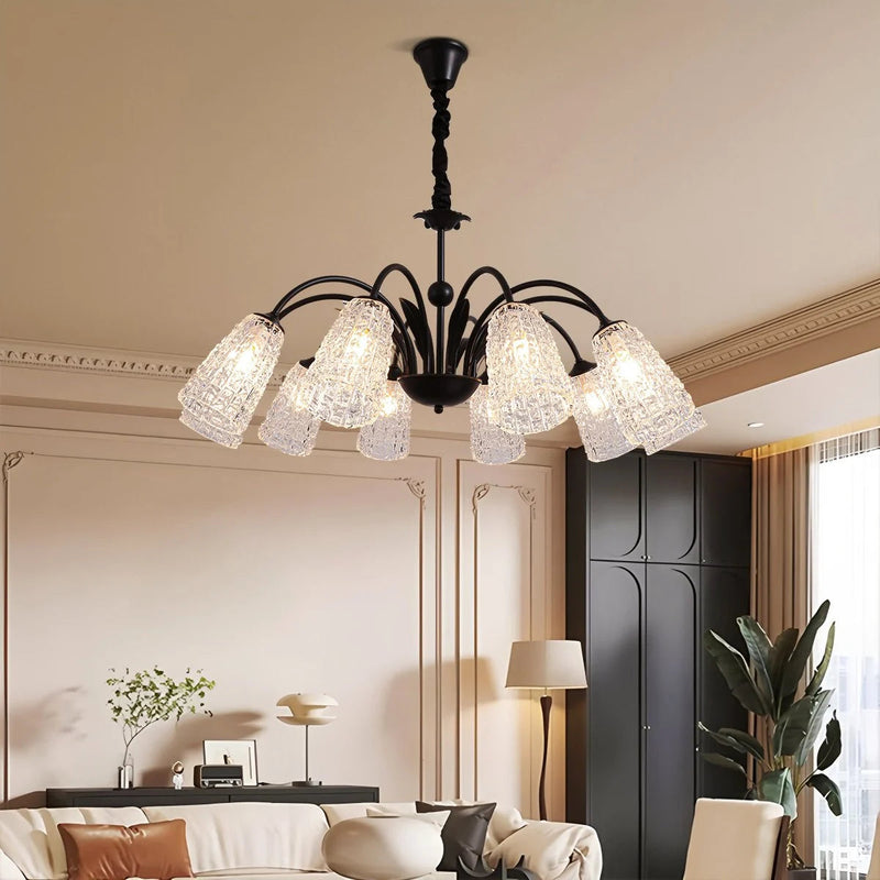 Vintage Facet Arch Chandelier