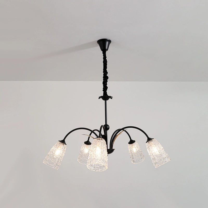 Vintage Facet Arch Chandelier